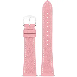 Hirsch 01802122-2-20 Lederband für Uhren Bologna M 20 mm Rosafarben