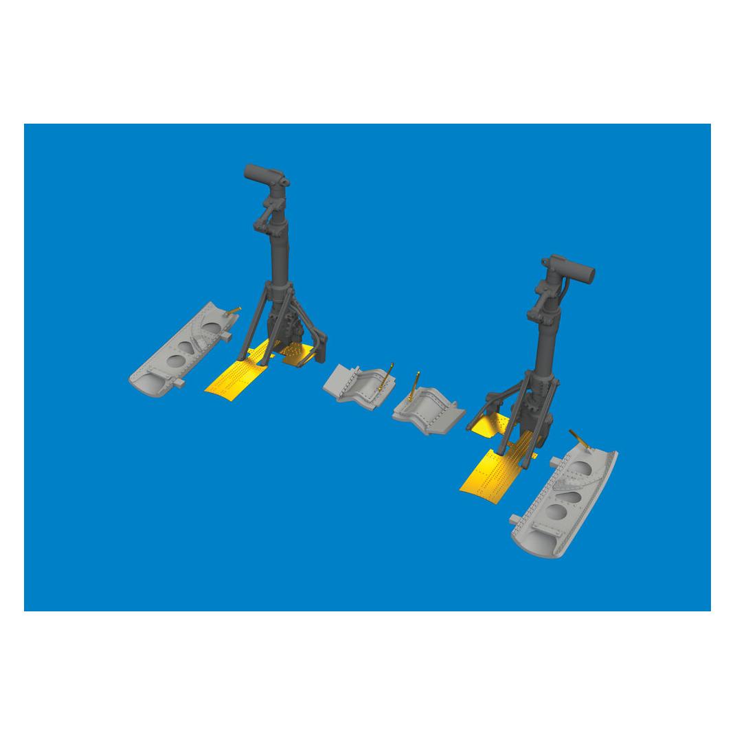 Eduard P-40N undercarriage legs PRINT 1/48 for (6481142)