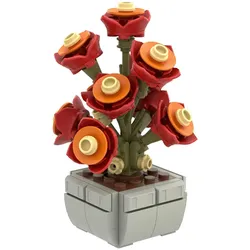 2x Brixies Plus Mini Blume Sunset