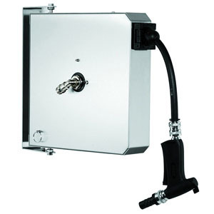 CHEFGASTRO Schlauchhaspel 6 M mit Spritzpistole