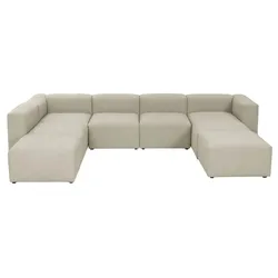 Max Winzer Wohnlandschaft  Lena ¦ creme ¦ Maße (cm): B: 350 H: 73