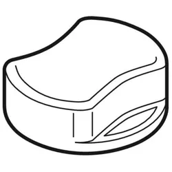 Geberit Drehknopf Clou matt 241688001