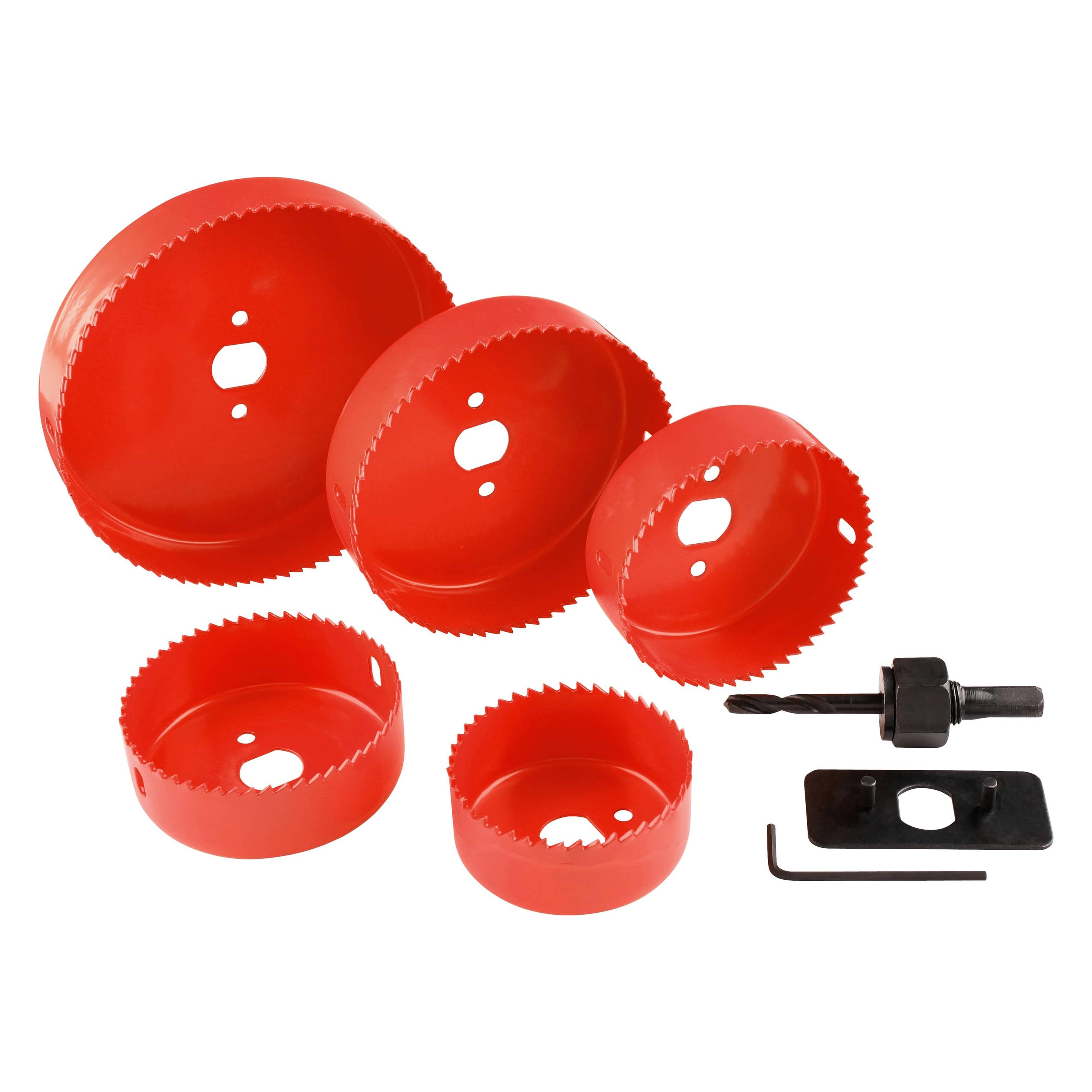 kwb Lochsägen-set 8tlg. PWRBOX (102 mm, 127 mm, 67 mm, 76 mm, 89 mm) (109178)