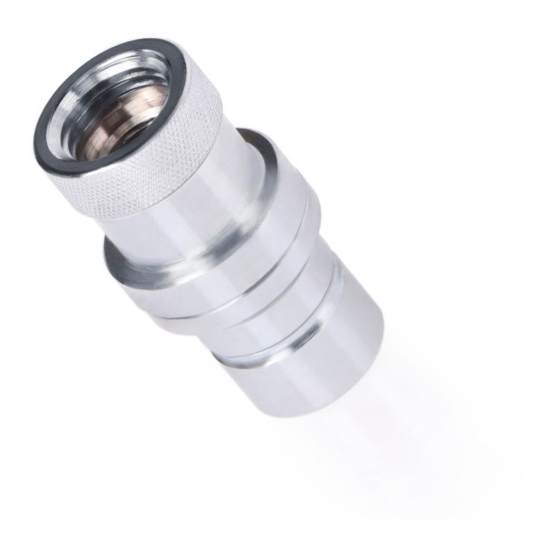 Alphacool Eiszapfen Schnellverschluss Stecker G1/4 IG, chrom