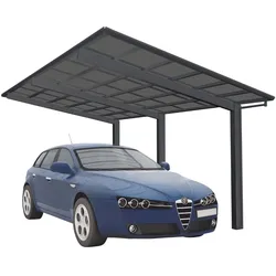 Ximax Carport Linea Typ 110 495,4 x 272,6 cm-schwarz