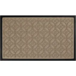 WECONhome Fußmatte Midnight Mosaic sand beige 40x60 cm