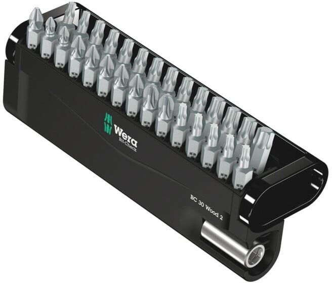 Assortiment d'embouts 05057432001 30 pces PH/PZD/TX Porte-aimant WERA (05057432001)
