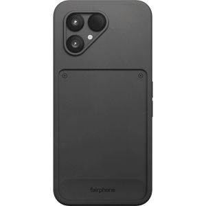 Fairphone Fairphone Handyhülle Protective Case, schwarz, für  Gen. 6+ & Gen. 6, aus Kunststoff, Backcover