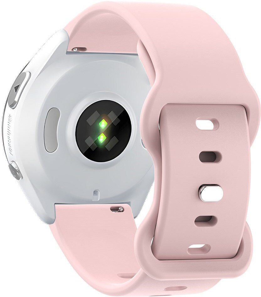 EIDERWOOD (18mm) Universal Silikone Rem - Lyserød