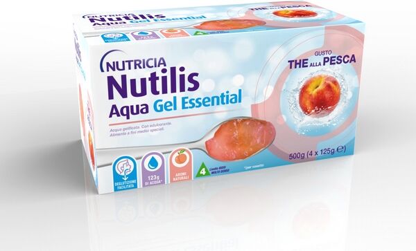 Nutricia Nutilis Aqua Gel Tè Alla Pesca Idratazione 4x125 G