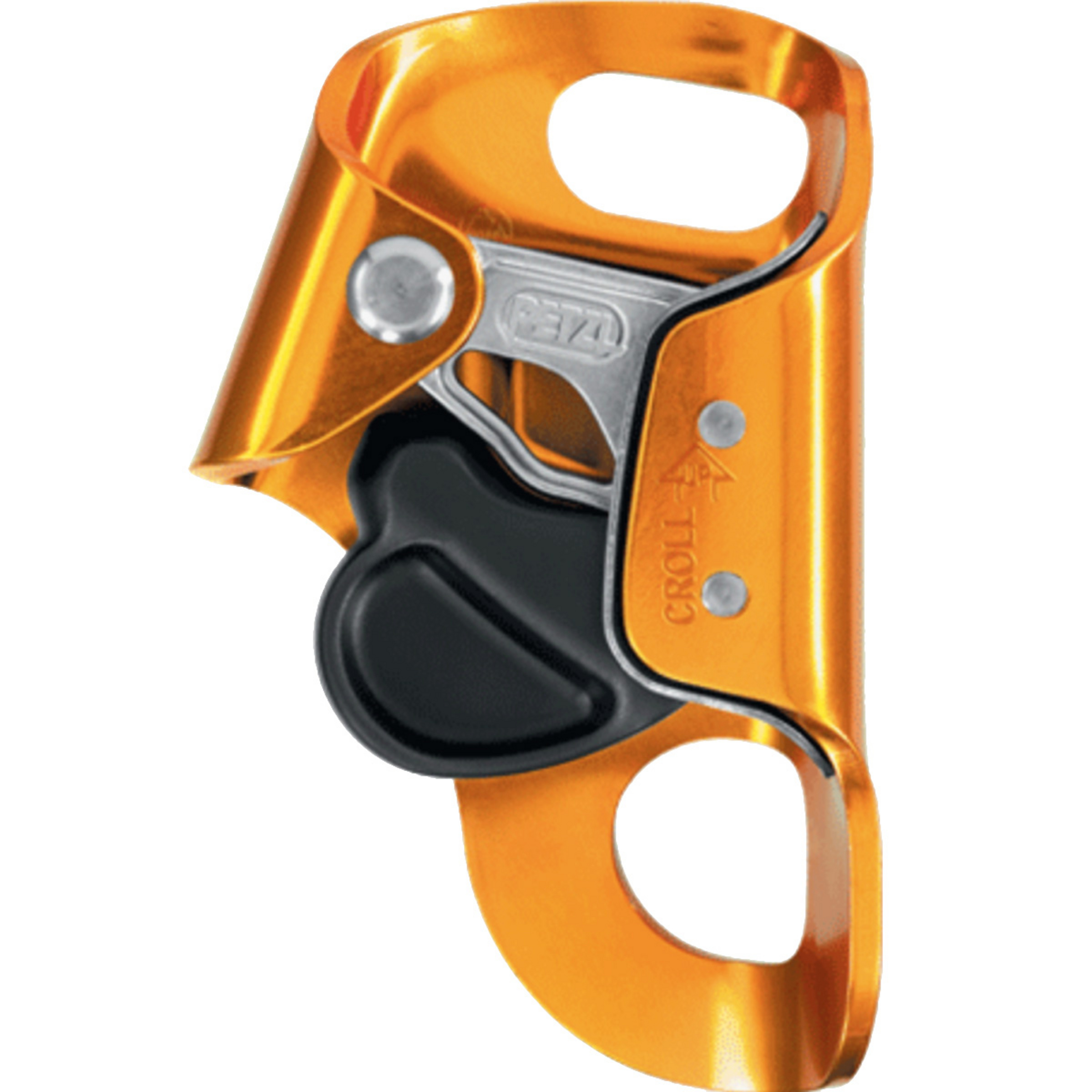 Petzl Croll S Steigklemme Steigklemmen schwarz Alpinklettern