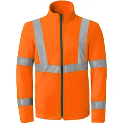 Warnschutz Fleecejacke "50219" High Visibility Excellence - M - Orange