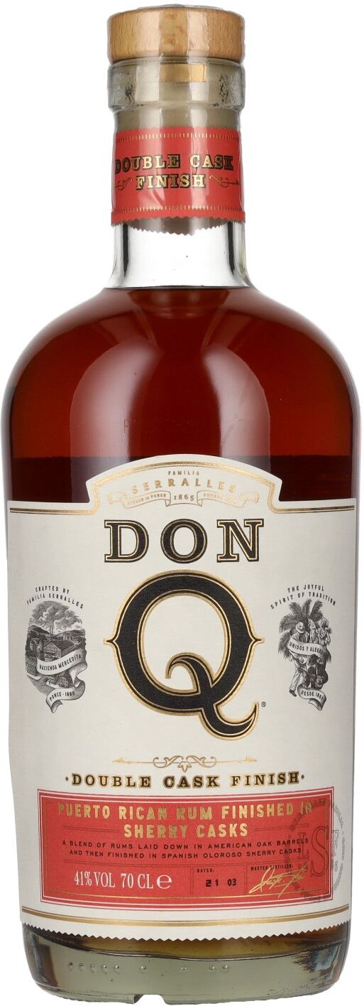 Don Q Rum Don Q Double Cask SHERRY CASK FINISH Rum 41% Vol. 0,7l