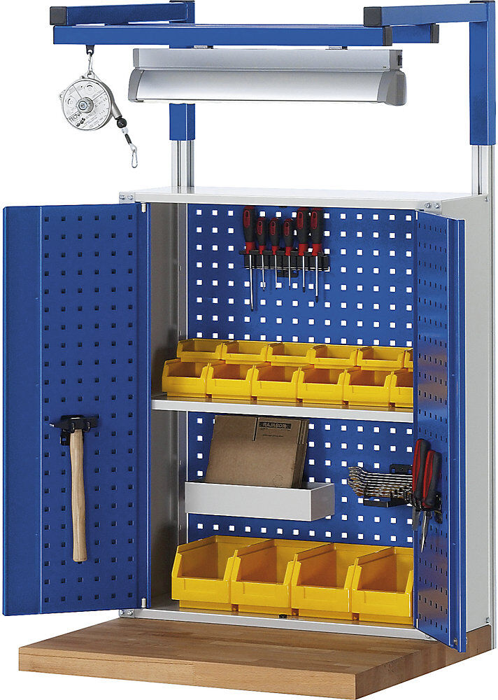System-Stützensatz, 2 System-Stützen, für Werktisch-Breite 750 mm RAU