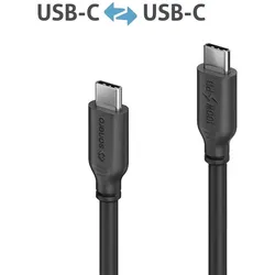 Sonero USB-C auf USB-C Ladekabel - USB 2.0, 100W PD - schwarz - 3,00m