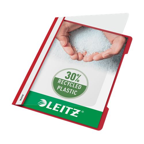 LEITZ 25 Schnellhefter 4191 Kunststoff rot DIN A4