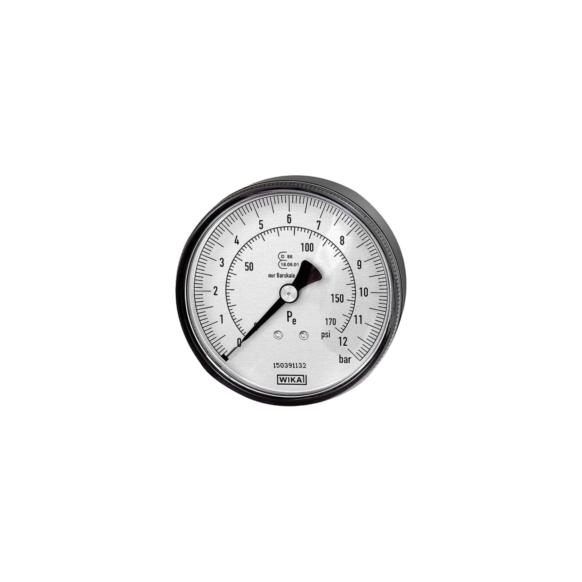 Riegler Manometer Durchmesser 80 mm, ungeeicht, G 1/4, Anschluss hinten (39.701)