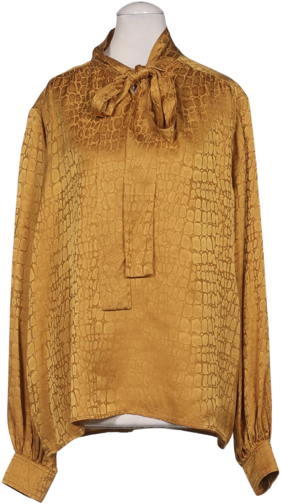 Anine Bing Damen Bluse, Gold, Gr. S, Seide - Second Hand