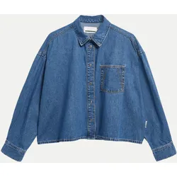 Jeansbluse NALAANI Blau XS