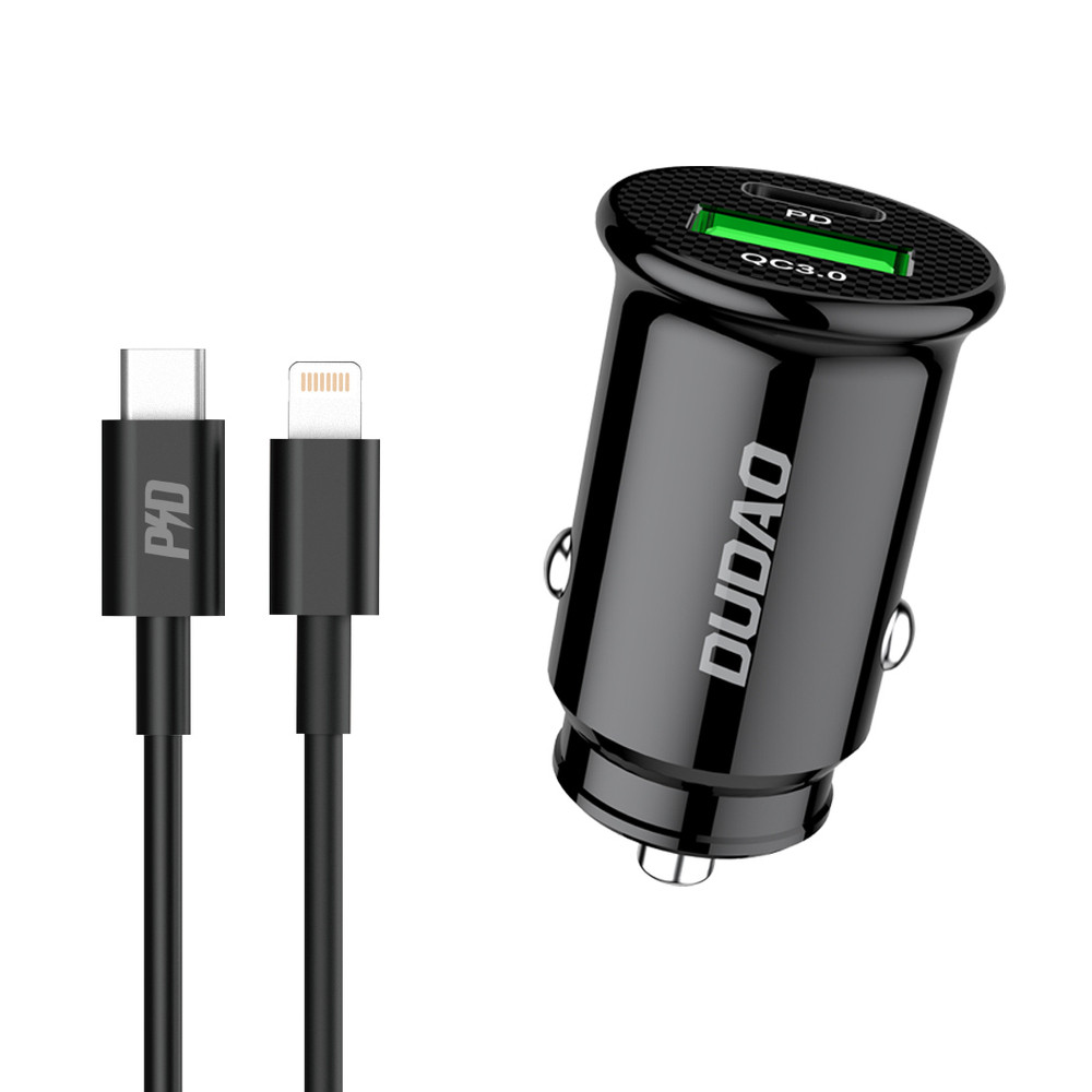 Dudao Autolader met QC 3.0 en Power Delivery Snellaadadapter