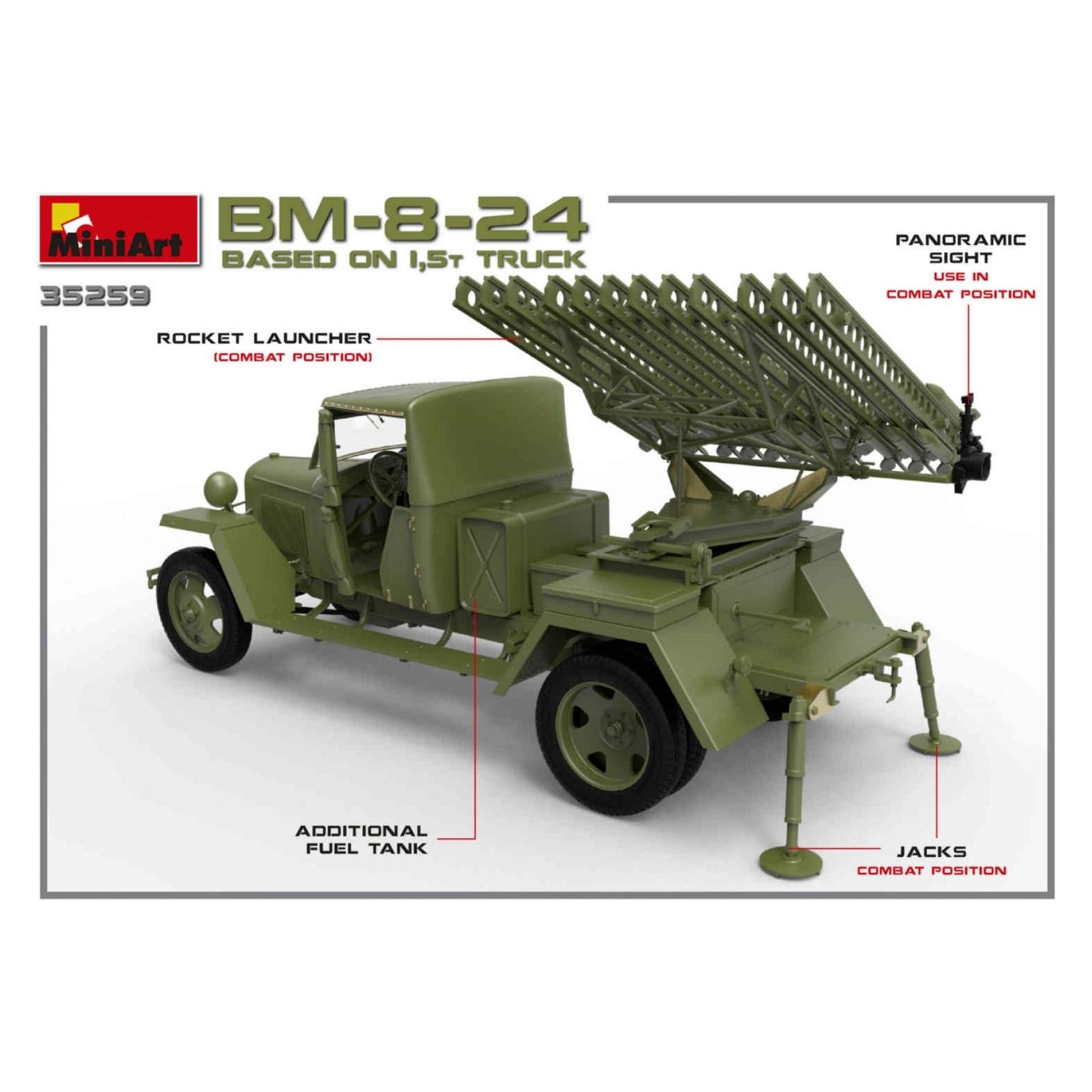 Mini art BM-8-24 Based on 1,5t Truck (35259)