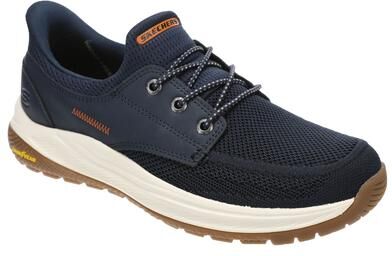 Skechers USA Slip-Ins: Relaxed Fit-Meroe-Alden - Mens 7 Navy Slip On Medium
