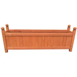 HTI-Living, Hochbeet, Holz-Pflanzkasten in Braun Blumenkübel für Garten, Terrasse und Balkon