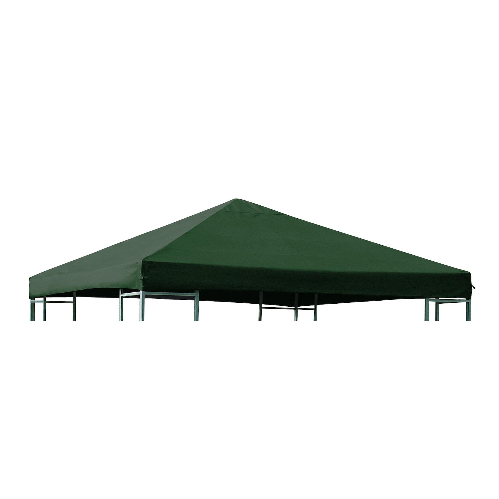Ersatzdach für Metall- und Alupavillon 3x3 Meter grün, wasserdicht PVC-beschichtet