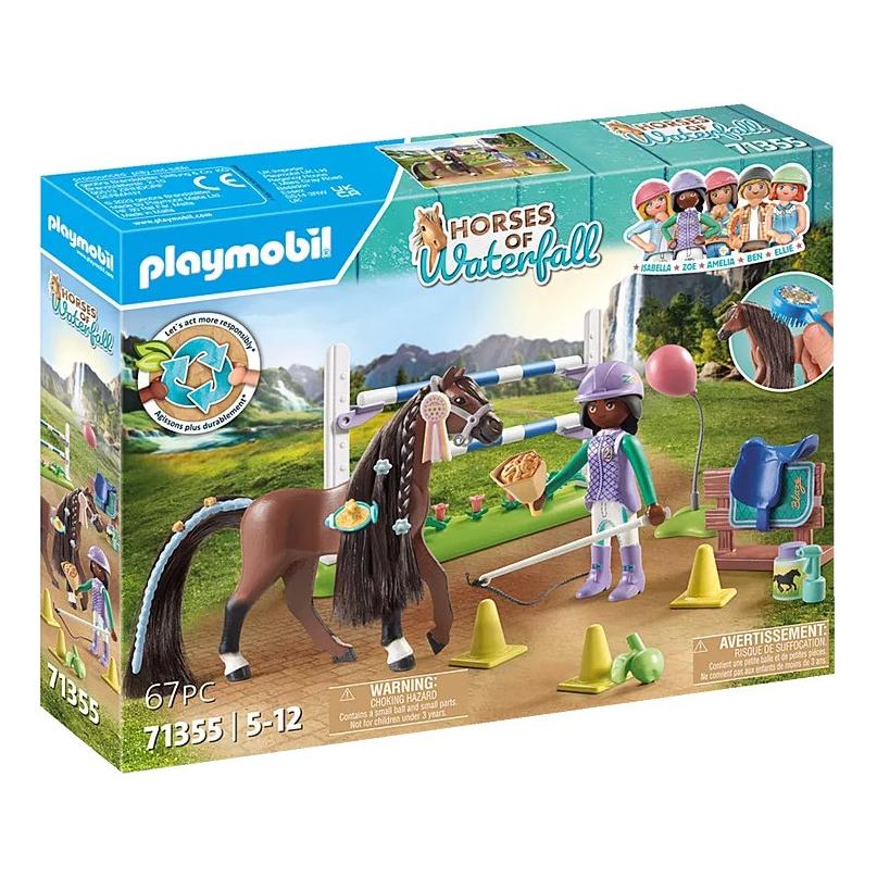 Playmobil Zoe & Blaze mit Turnierparcours (71355, Playmobil Horses of Waterfall) (71355)