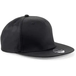 Beechfield Unisex 5-Panel Snapback Kappe Klassische Cap B610 black one size