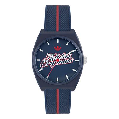Quarzuhr ADIDAS ORIGINALS "Project Two", blau, Armbanduhren, Herren, Quarzuhr, Armbanduhr, Damenuhr, Herrenuhr, analog