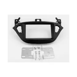 2-DIN Radioblende matt schwarz für Opel Adam ab 01/2013 / Opel Corsa (E) ab 0...