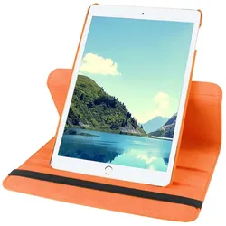 Schutzhülle für iPad Mini 1/2/3 Tablet Hülle Schutz Tasche Case Cover Orange 360 Grad drehbar Rotation Bumper