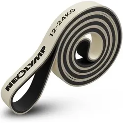 NEOLYMP Resistance Bands aus doppelbeschichtetem Naturlatex, Größe 103 x 1,9 cm in Grau 2