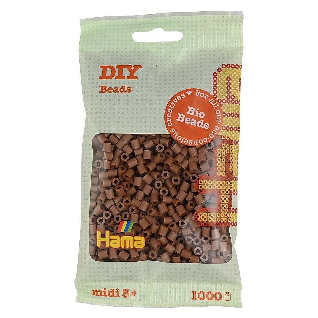 Hama Bio Bügelperlen - Nougat (076), 1000 Stück. (371276)