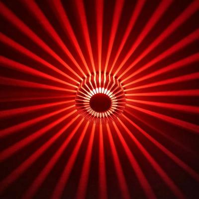 Inspire Select 3W LED Ceiling & Wall Light Modern Aluminum Sconce For Living Room, Hallway, Porch & Restaurant Lighting red Light