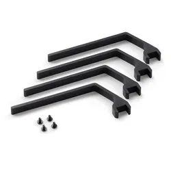 Halterung Aufsatzleuchte" für Lampengehäuse"       Schwarz (neu)     