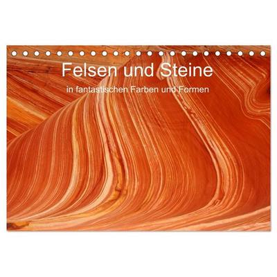 Felsen und Steine in fantastischen Farben und Formen (Tischkalender 2027 DIN A5 quer), CALVENDO Monatskalender