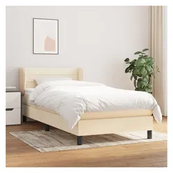 vidaXL, Boxspringbett, Catardorf (Horizontale Streifen) (90 x 200 cm)
