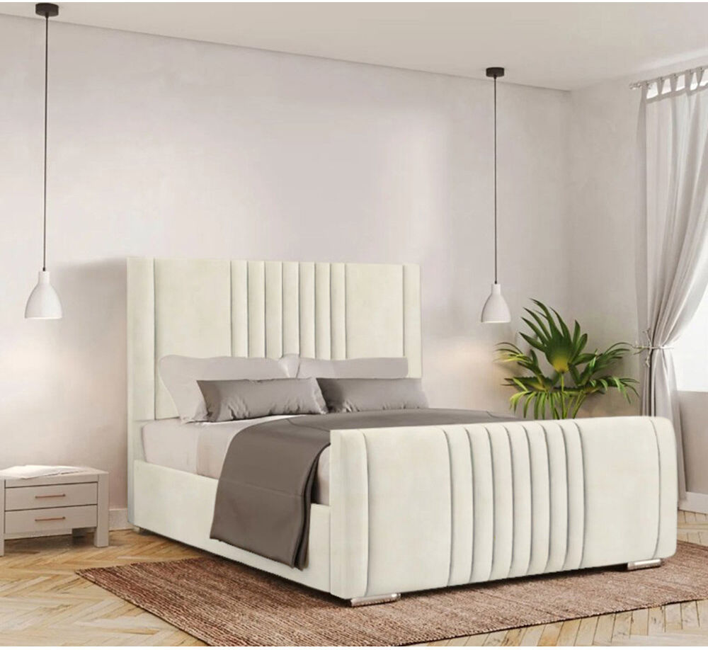 Fairmont Park Ganador Upholstered Bed Cream Double (4'6)