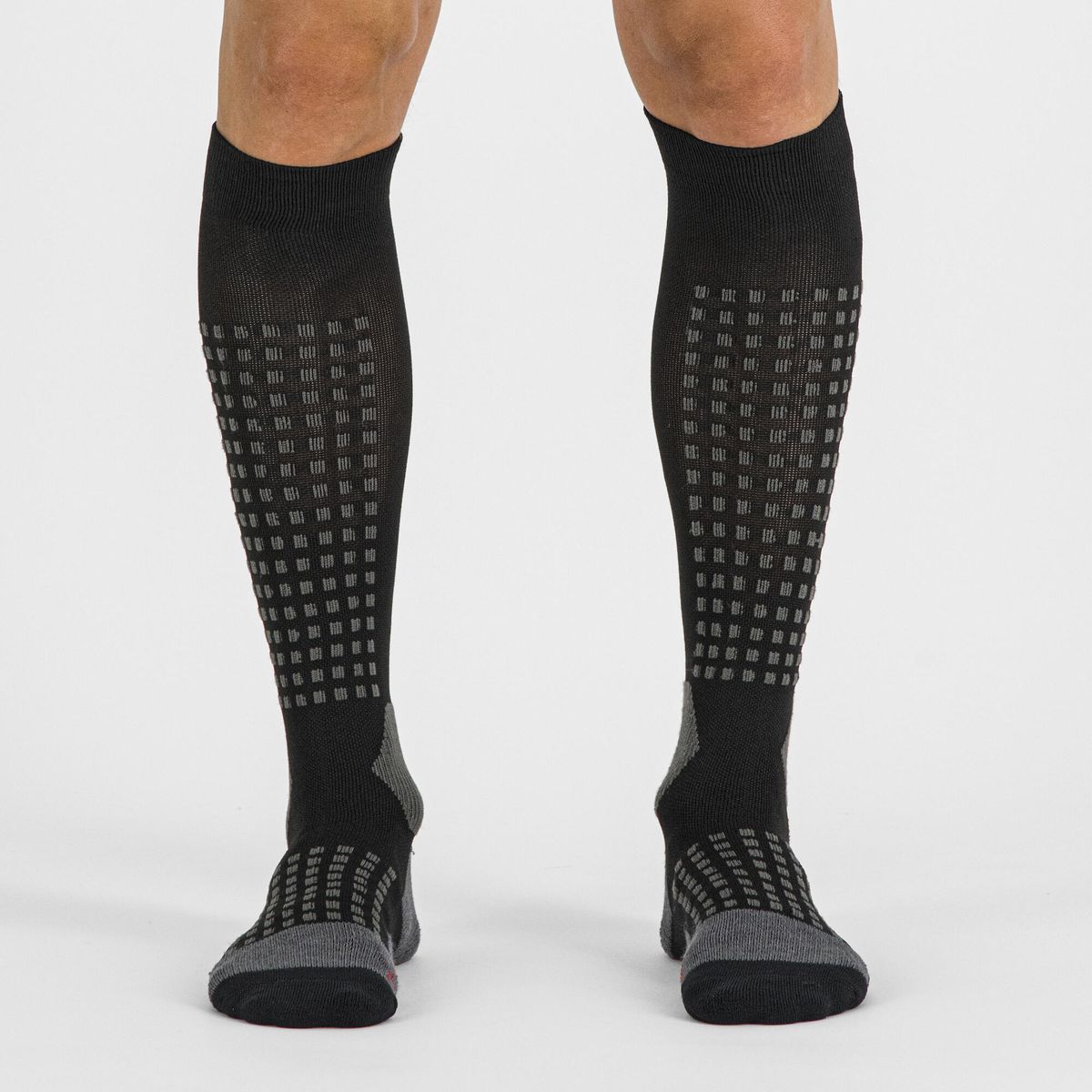 Sportful Apex Long Socks black chili red (140) XXL 0422539-140-XXL