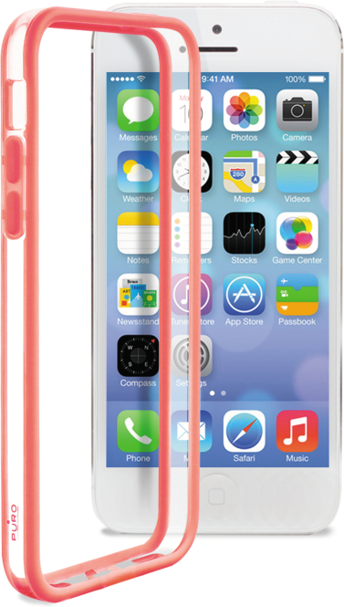 iPhone 5c Puro Bumper Cover Laksefarvet