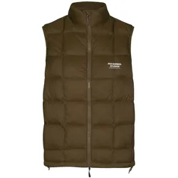 Pas Normal Studios Off-Race Down Weste Daunen Weste - army brown - S