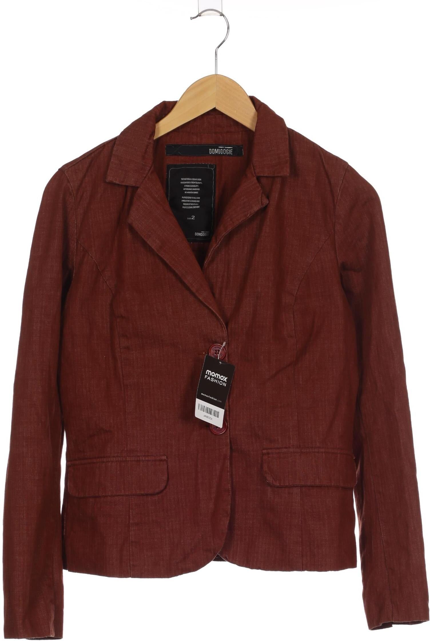 Bomboogie Damen Jacke, Braun, Gr. M, Baumwolle - Second Hand