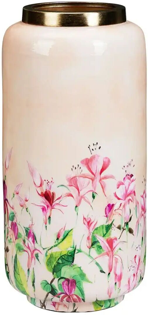 Höffner Vase   ¦ rosa/pink ¦ Metall ¦ Maße (cm): H: 30  Ø: 15
