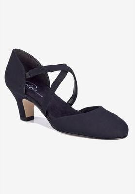 Women's Charleston Slingback Heel by Ros Hommerson in Black Corduroy (Size 8 M)