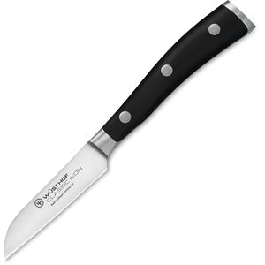 Wüsthof Gemüsemesser Classic Ikon 1040333208, 8 cm Edelstahlklinge, Kunststoffgriff
