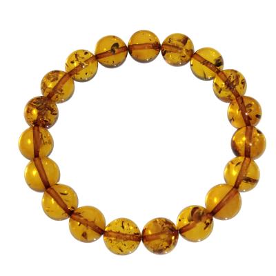Armband OSTSEE-SCHMUCK "Ostsee-Schmuck Armband Kugel 11 mm Armband Kugel 11 mm", braun, Armbänder, Damen, 19cm, Bernstein, Armband