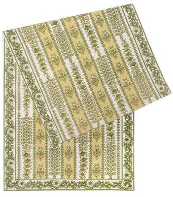 "Couleur Nature Provence Avignon Runner - Pistache - 16"" x 72"" - 16 x 72"