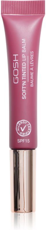 GOSH COPENHAGEN Soft`n Tinted tinted lip balm SPF 15 shade Berry 8 ml